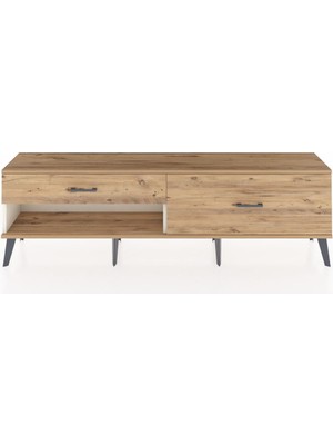 Dienni Arges Tv Ünitesi 2 Çekmeceli  176X30X51 Aytaşı-Çam/çam