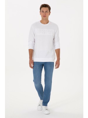 U.S. Polo Assn. Erkek Açık Mavi Slim Fit Jean Pantolon 50316553-DN0021