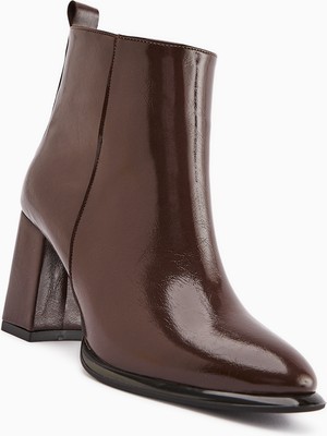 Limoya Gloria Kahve Topuklu Kadın Bot