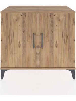 Dienni Hyperion Şifonyer 2 Kapaklı 88X44X80 Çam-Çam