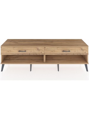 Dienni Hyperion Tv Ünitesi 2 Çekmeceli  176X44X51 Çam-Çam/çam