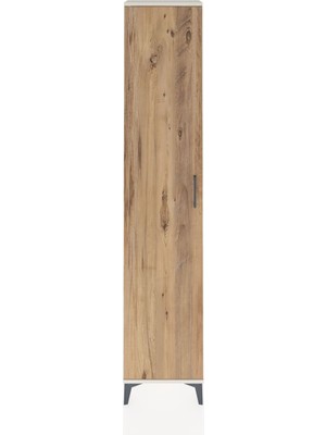 Dienni Arges Dolap 2 Raflı Tek Kapaklı Tek Askılı 44X30X221 Aytaşı-Çam