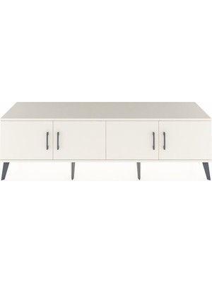 Dienni Hyperion Tv Ünitesi 2 Raflı 4 Kapaklı 176X44X51 Aytaşı-Aytaşı/çam