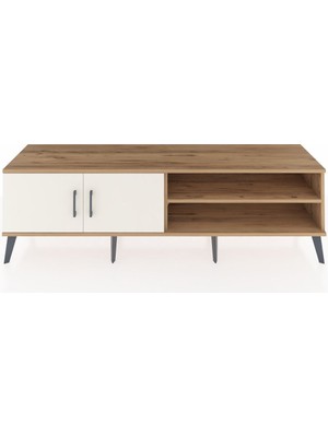 Dienni Hyperion Tv Ünitesi 2 Raflı 2 Kapaklı 176X44X51 Çam-Aytaşı/çam