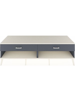 Dienni Kronos Tv Ünitesi 2 Çekmeceli  176X59X51 Antrasit-Aytaşı/antrasit