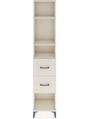 Dienni Arges Dolap 3 Raflı 2 Çekmeceli 44X30X221 Aytaşı-Aytaşı