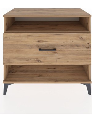 Dienni Hyperion Şifonyer Tek Raflı Tek Çekmeceli 88X44X80 Çam-Çam