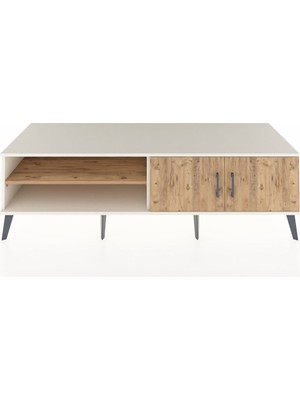 Dienni Kronos Tv Ünitesi 2 Raflı 2 Kapaklı 176X59X51 Aytaşı-Çam/çam