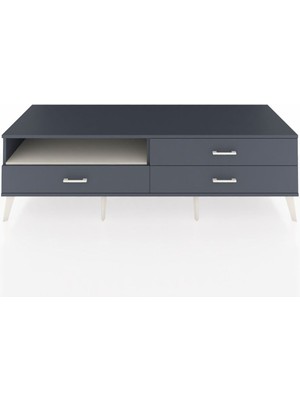 Dienni Kronos Tv Ünitesi Tek Raflı 3 Çekmeceli  176X59X51 Antrasit-Aytaşı/antrasit