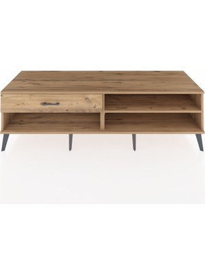 Dienni Kronos Tv Ünitesi Tek Raflı Tek Çekmeceli  176X59X51 Çam-Çam/çam