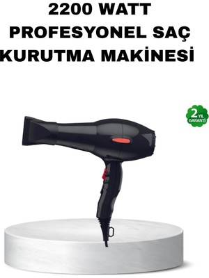 TeknoKesgin Profesyonel Saç Kurutma Makinesi – Ac Motor, Soğuk Üfleme, 2 Hız Kademesi
