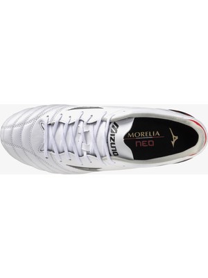 Mizuno Morelia Neo Iv Pro Erkek Beyaz Çim Saha Kramponu.-