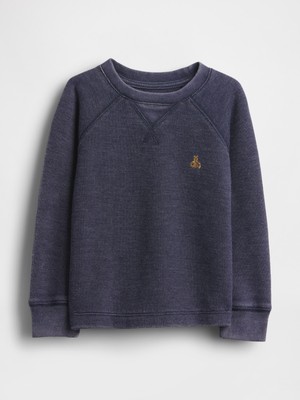 Gap Erkek Bebek Lacivert Brannan Bear Detaylı Textured T-Shirt