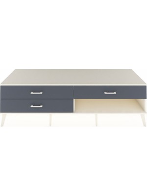 Dienni Kronos Tv Ünitesi 3 Çekmeceli  176X59X51 Aytaşı-Aytaşı/antrasit