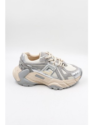 Guja Ithal Seri Kadın Sneaker Spor Ayakkabı GJ366 - Gri - 36