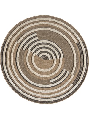 Seyran Halı Marakeş Daire Siyah Halı Salon Oturma Odası Çocuk Odası Yatak Odası Halısı 674D