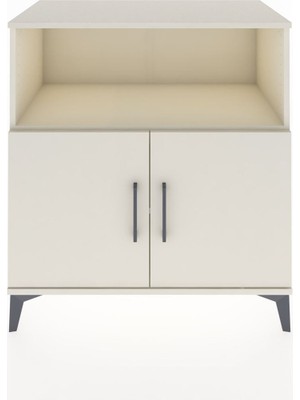 Dienni Hyperion Şifonyer 2 Raflı 2 Kapaklı 88X44X96 Aytaşı-Aytaşı