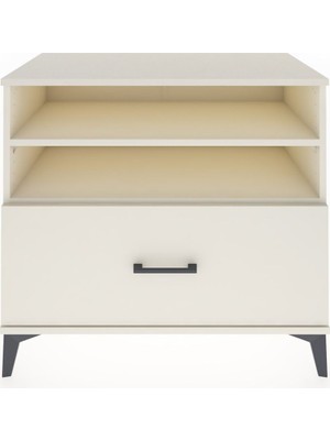 Dienni Hyperion Şifonyer 2 Raflı Tek Çekmeceli 88X44X80 Aytaşı-Aytaşı