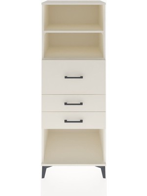 Dienni Hyperion Dolap 2 Raflı 3 Çekmeceli 60X44X163 Aytaşı-Aytaşı