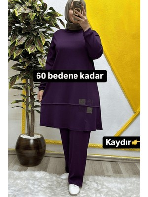 Elmas Tesettür Kadın Tesettür Giyim Büyük Beden Mualla Ikili Takım