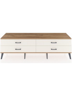 Dienni Hyperion Tv Ünitesi 4 Çekmeceli  176X44X51 Aytaşı-Çam/aytaşı