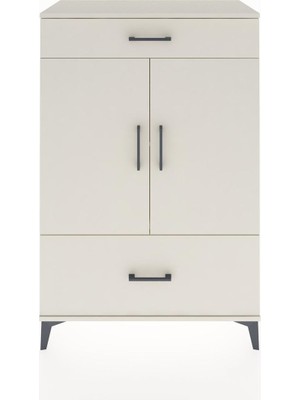 Dienni Hyperion Dolap 2 Raflı 2 Çekmeceli 2 Kapaklı 88X44X134 Aytaşı-Aytaşı