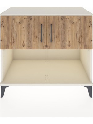 Dienni Hyperion Şifonyer 2 Raflı 2 Kapaklı 88X44X80 Aytaşı-Çam