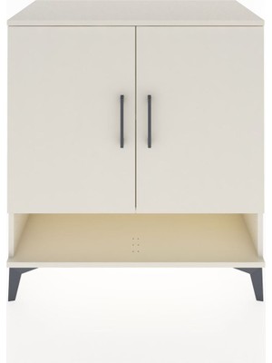 Dienni Hyperion Şifonyer 2 Raflı 2 Kapaklı 88X44X96 Aytaşı-Aytaşı
