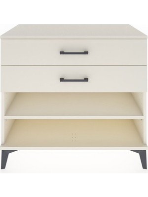 Dienni Hyperion Şifonyer Tek Raflı 2 Çekmeceli 88X44X80 Aytaşı-Aytaşı