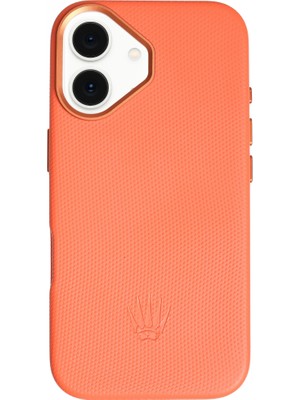 Watch of Royal Liora Iphone 16 Turuncu Manyetik Özellikli Kılıf