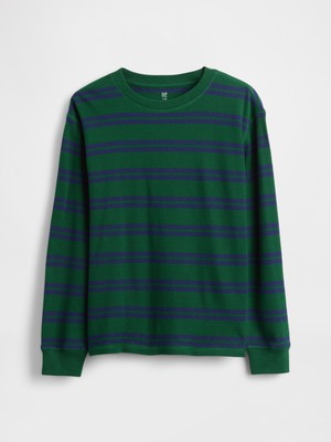 Gap Erkek Çocuk Yeşil Waffle T-Shirt