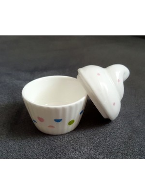 Morlalem Lokumluk Cupcake Şantiyi Kutu Silikon Kalıp K-693, Polyester Taş Tozu Alçı Kalıbı