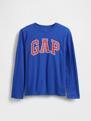 Gap Erkek Çocuk Mavi Gap Logo T-Shirt