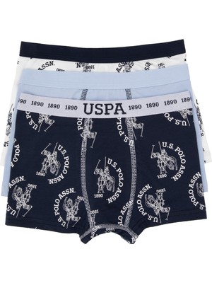U.S. Polo Assn. Erkek Çocuk 3'lü Boxer Takım 50319392-VR033