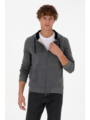 U.s. Polo Assn. Erkek Antrasit Melanj Hırka (Örme) 50313719-VR081