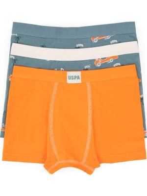 U.S. Polo Assn. Erkek Çocuk 3'lü Boxer Takım 50319395-VR051