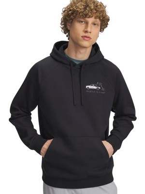 UA6003955 Under Armour Ua Rival Fleece Hbr Logo Hd Erkek Sweatshirt Siyah