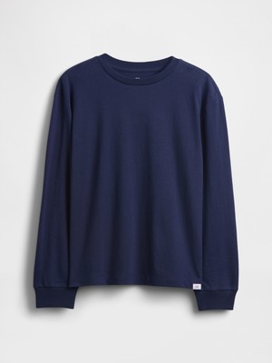 Gap Erkek Çocuk Lacivert Relaxed T-Shirt