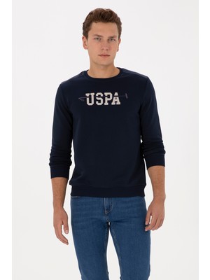 U.S. Polo Assn. Erkek Regular Fit Bisiklet Yaka Lacivert Sweatshirt 50315536-VR033