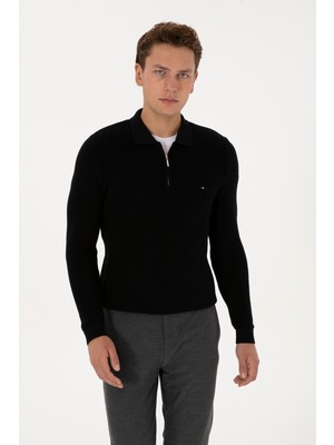 U.S. Polo Assn. Erkek Siyah Basic Kazak 50313685-VR046