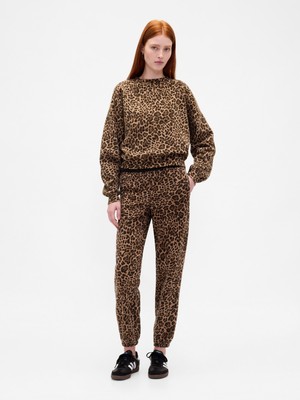 Gap Kadın Kahverengi High Rise Vintagesoft Jogger Eşofman Altı