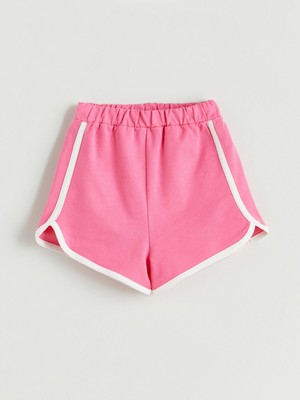 Lc Waikiki Yeni Sezon Beli Lastikli Kız Çocuk Şort