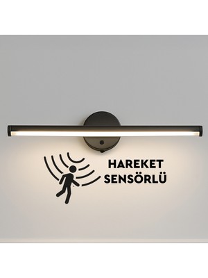 Nobbystar Sök-Tak Sensörlü Beyaz Işık Yapışkanlı Pilli LED Aplik