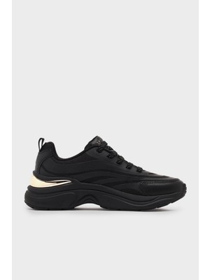 Skechers Hazel Logolu Metalik Detaylı Kalın Taban Sneaker Ayakkabı Bayan Ayakkabı 177575 Bbk