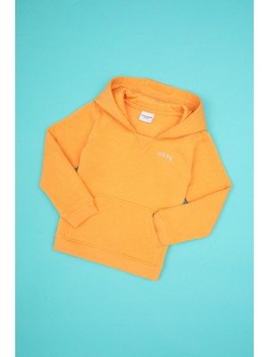 U.S. Polo Assn. Erkek Çocuk Mango Kapüşonlu Basic Sweatshirt 50313808-VR244
