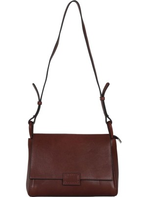 Bueno Shoes Kahverengi Açık Npl Deri Kadın Çapraz Çanta 01WB5020 01WB5020