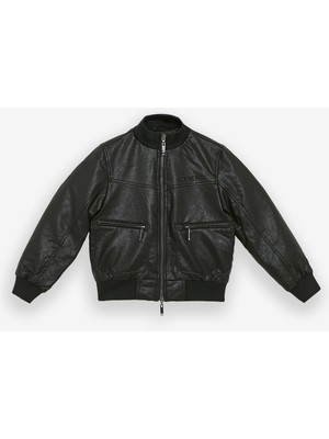 Iceberg Bg Store Erkek Çocuk Siyah Mont