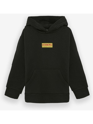 Iceberg Bg Store Erkek Çocuk Siyah Sweatshirt