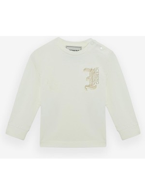 Iceberg Bg Store Erkek Bebek Kırık Beyaz Tshirt