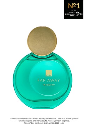 Avon Far Away Infinity Kadın Parfüm 50 ml Çiçeksi Oryantal Koku Tüm Cilt Tipleri İçin Uygun